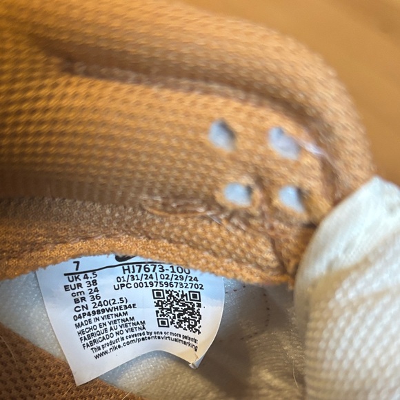 Nike Dunk Low Coconut Milk / Flax-Sail Sneakers 7 - Picture 11 of 11